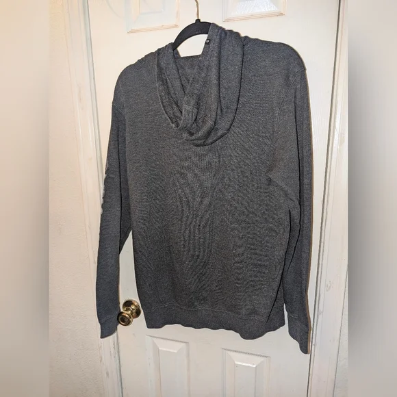 Quicksilver Men's Gray Logo Hoodie - Picture 3 of 3